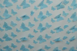 Mesh Butterfly – Babyblauw geborduurd