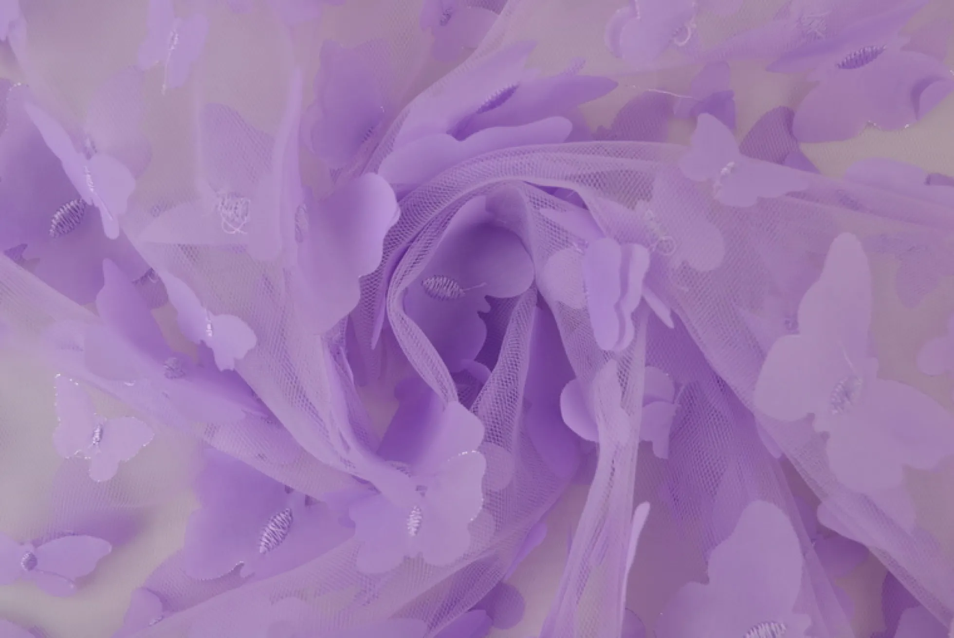 Mesh Butterfly – Lavendel geborduurd