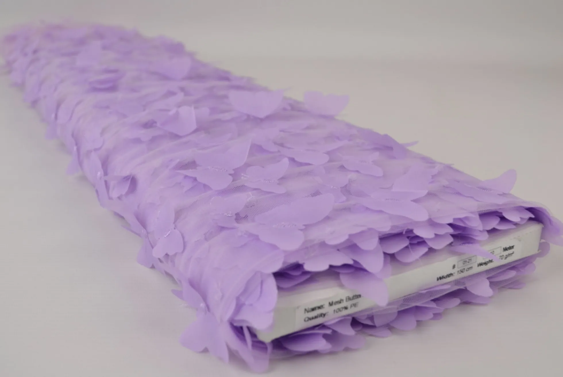 Mesh Butterfly – Lavendel geborduurd