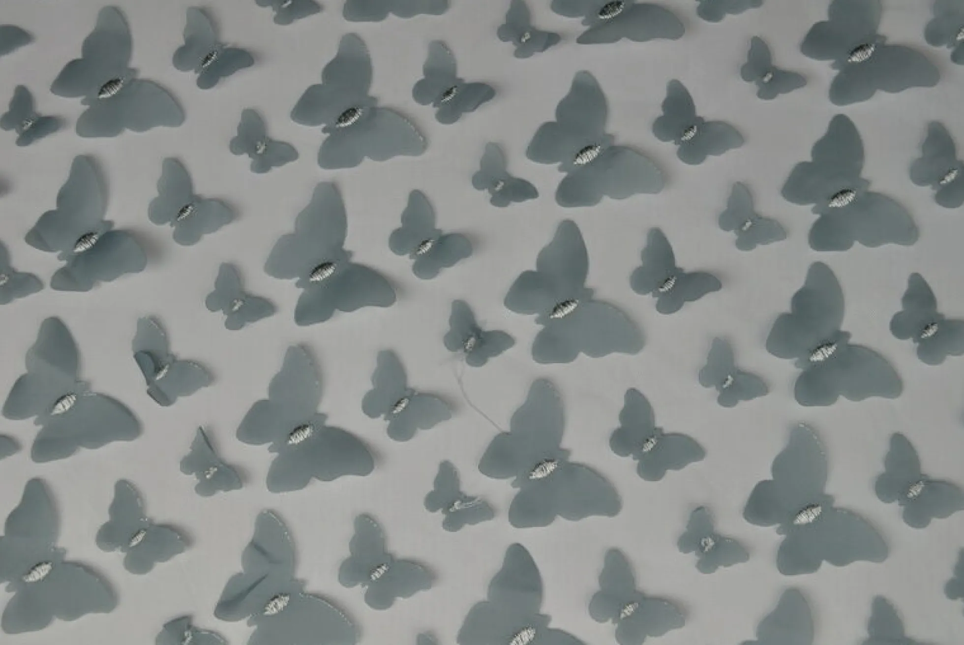 Mesh Butterfly – Oudgroen geborduurd