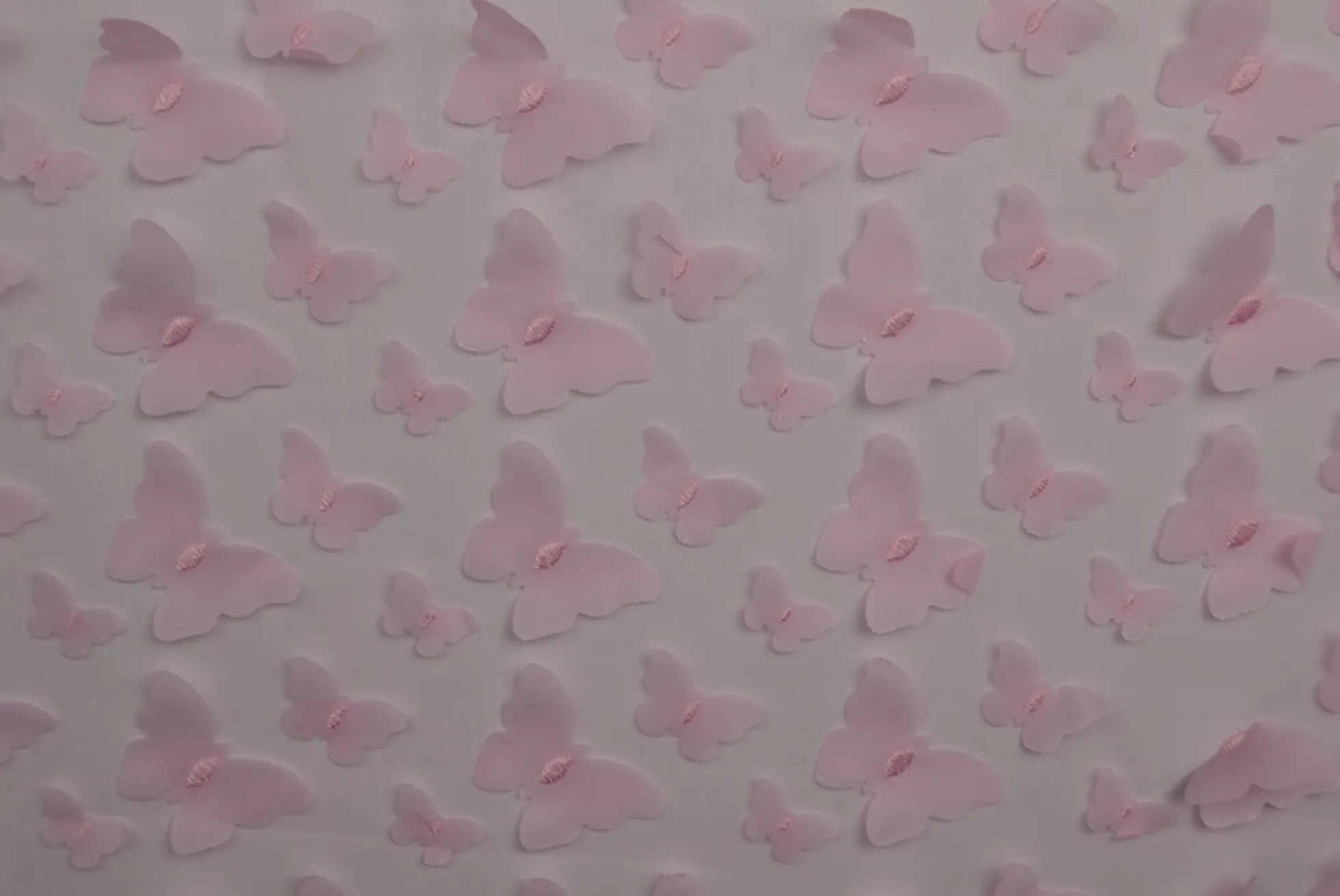 Mesh Butterfly – Roze geborduurd