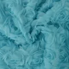 Mesh deluxe – Aquablauw roses