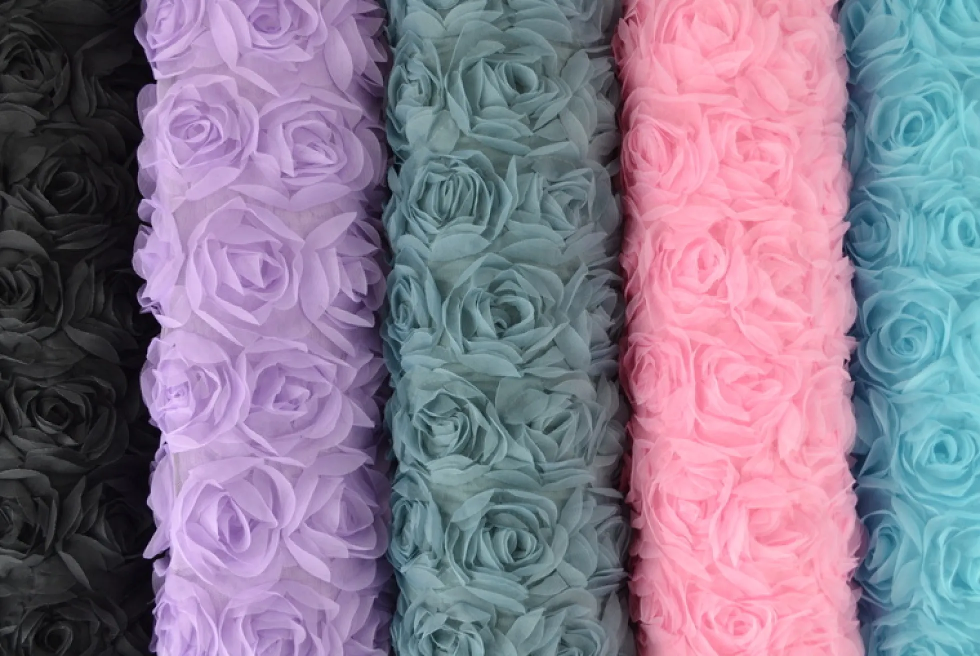 Mesh deluxe – Roze roses