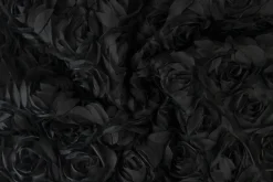 Mesh deluxe – Zwart roses