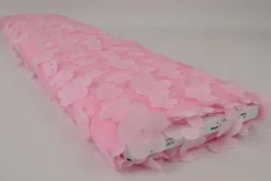 Mesh Flower – Roze geborduurd