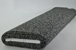 Meubelstof – Black / white / taupe melange