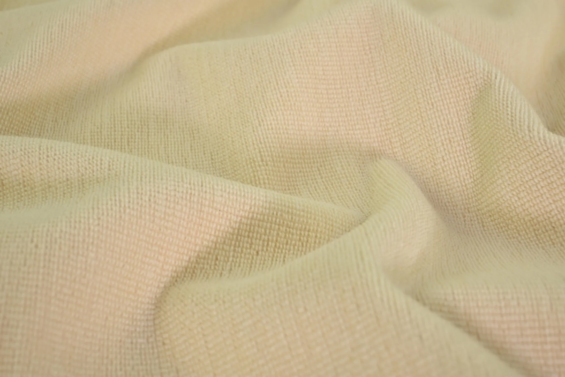 Meubelstof – Creme mohair reliëf