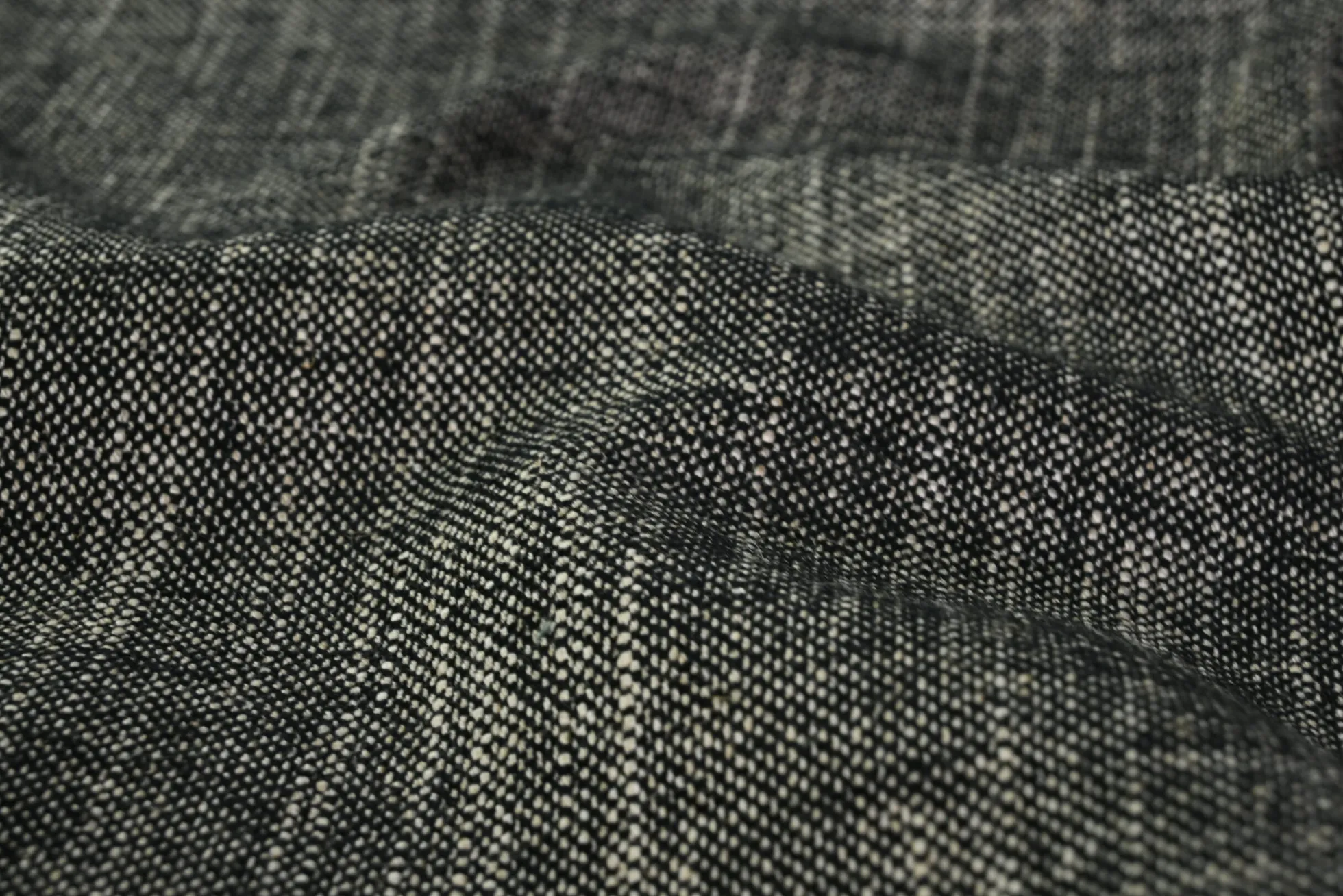 Meubelstof / Outdoor – Black melange