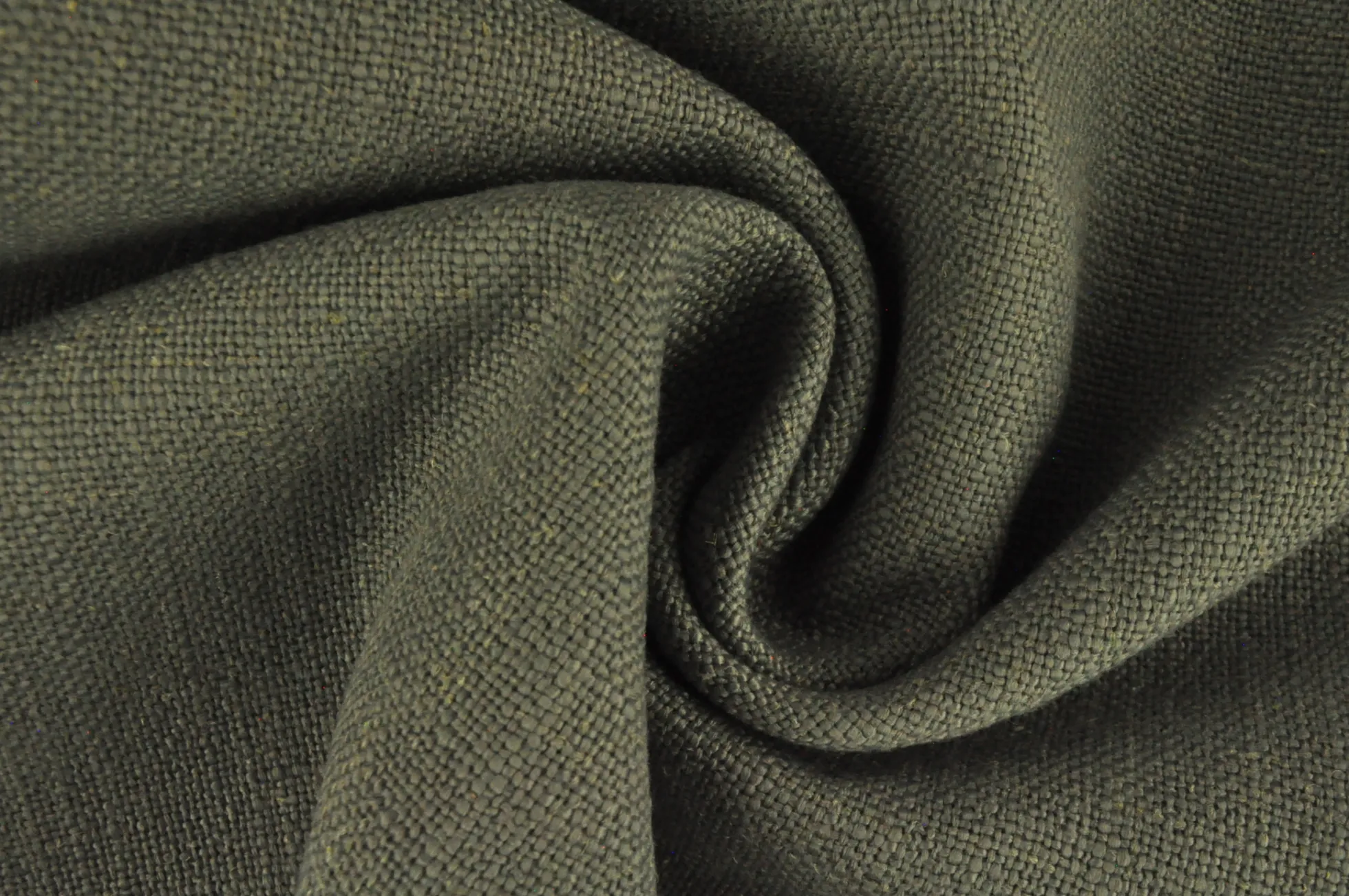 Meubelstof / outdoor – Donkergrijs linnenlook