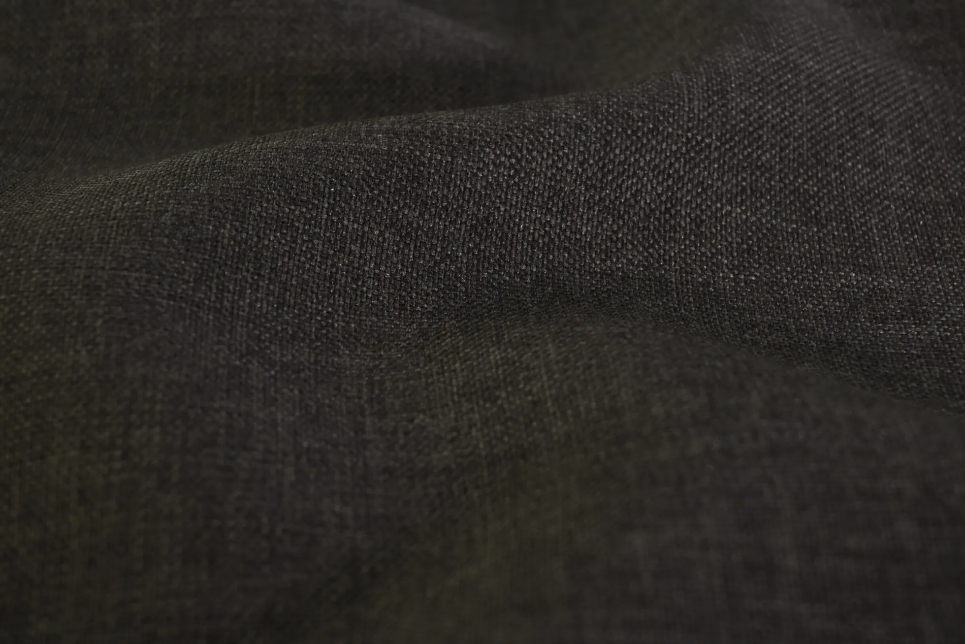 Meubelstof / outdoor – Espresso linnenlook