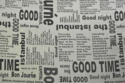 Meubelstof / Outdoor – Zilver ‘Good Time’ jacquard