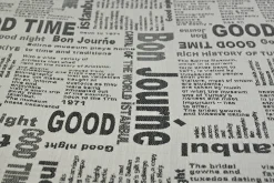 Meubelstof / Outdoor – Zilver ‘Good Time’ jacquard