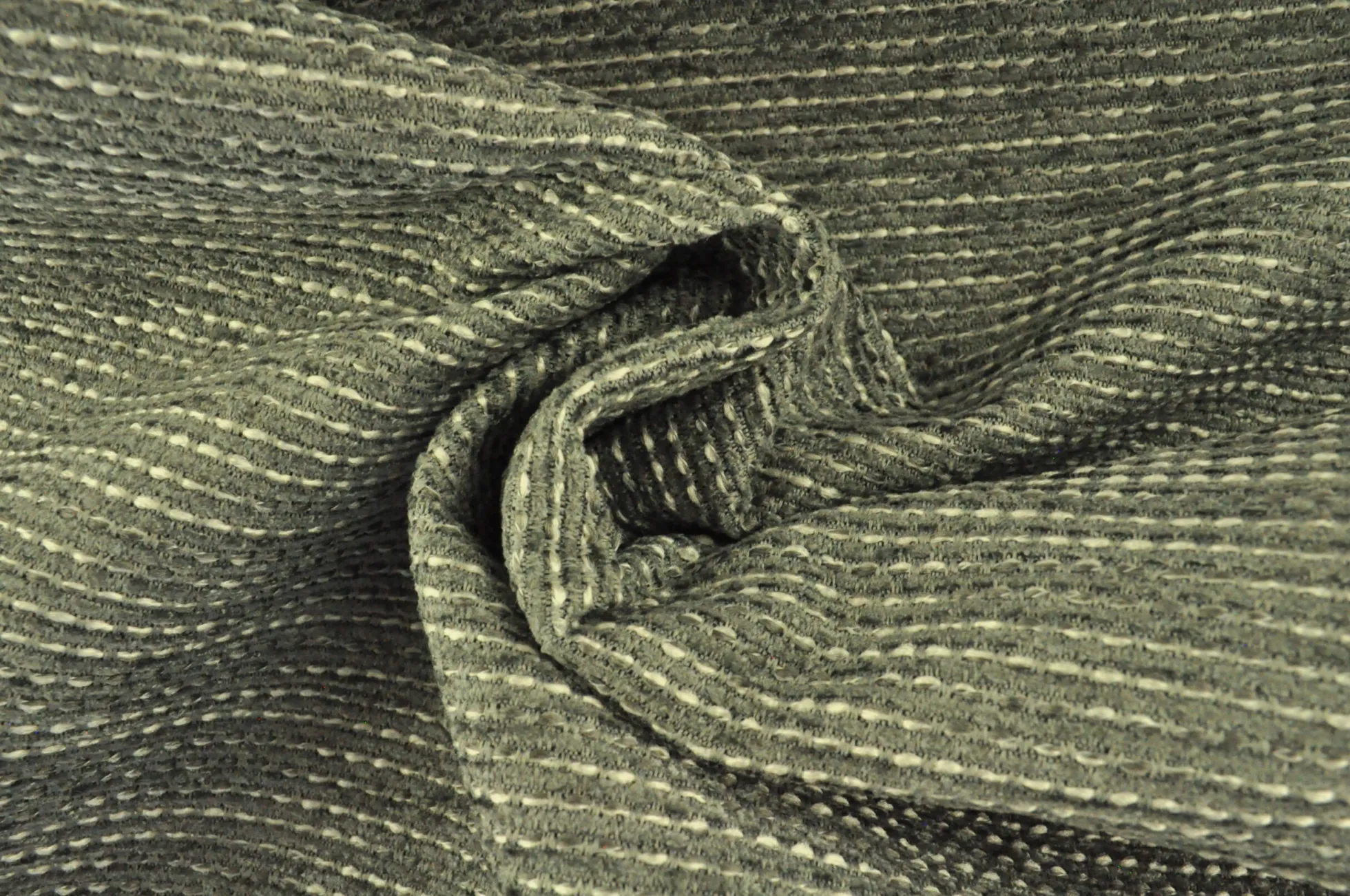 Meubelstof – Platin silver bouclé