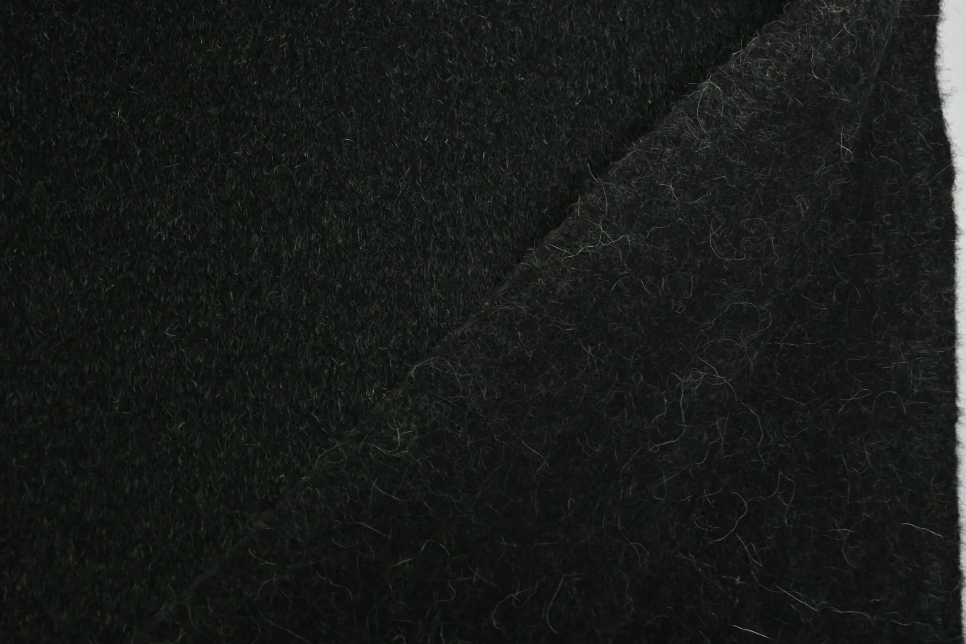Mohair mantelwol – Donker antraciet deluxe