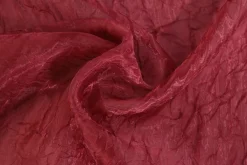 Organza crinkle – Bordeauxrood