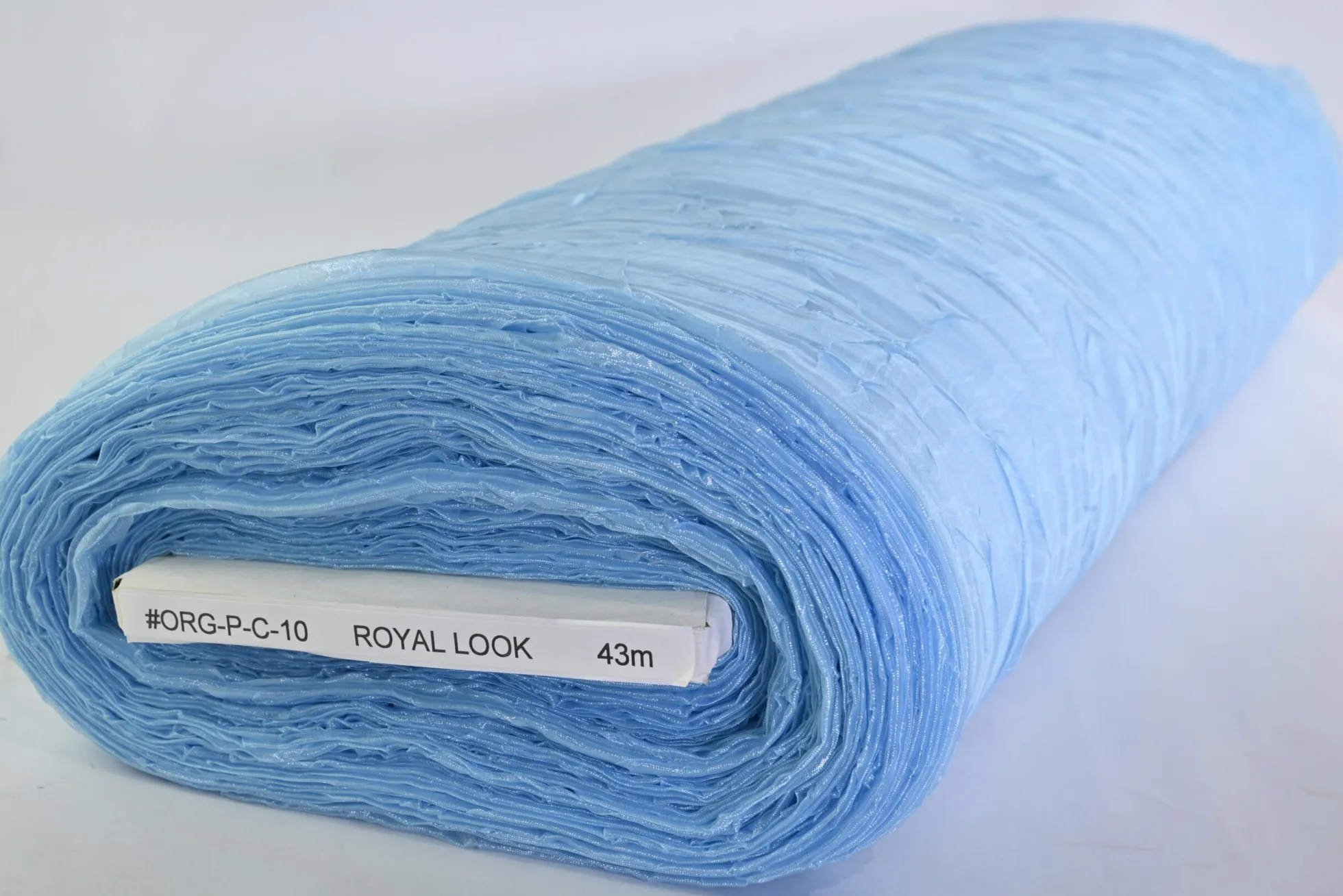 Organza crinkle – Lichtblauw
