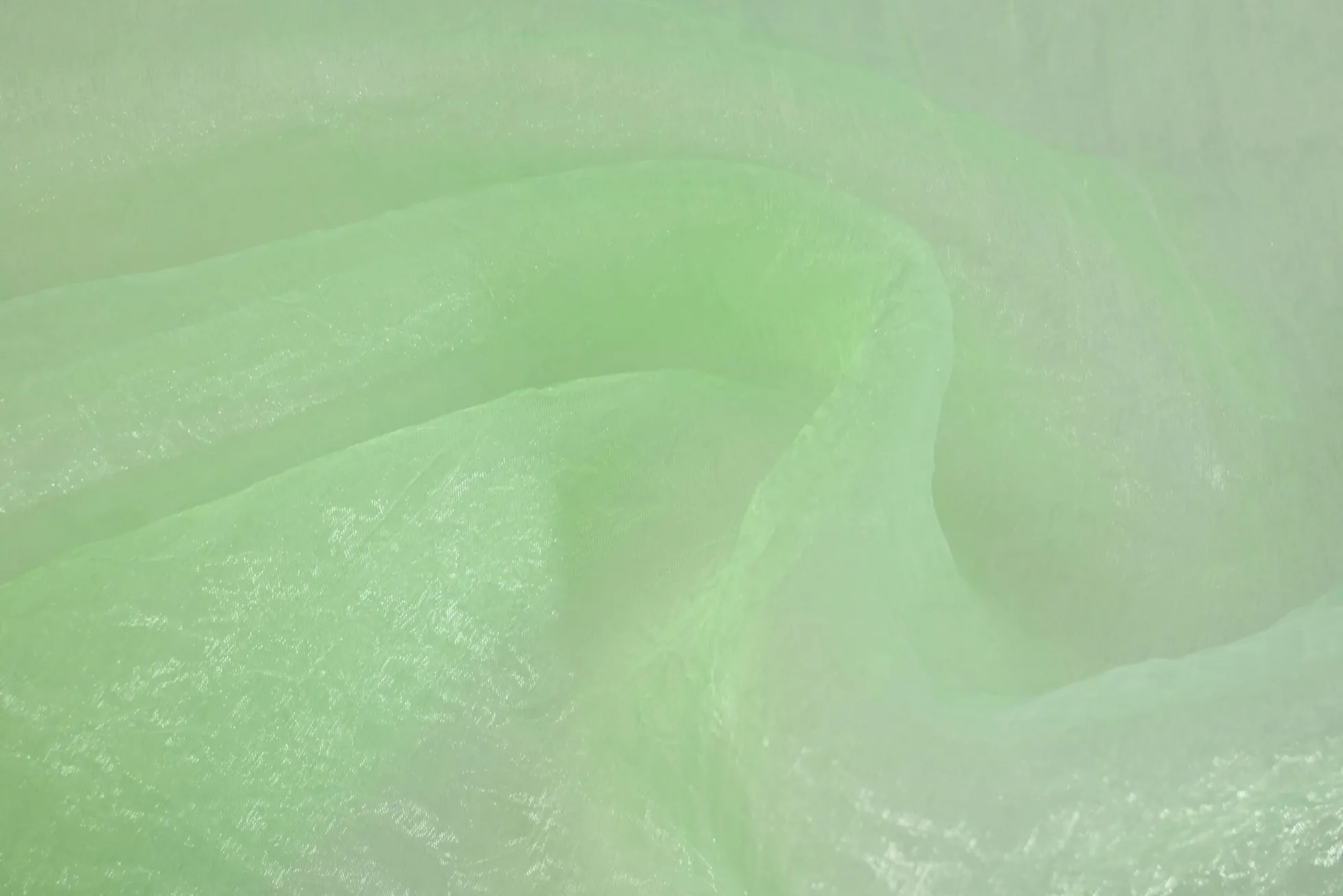 Organza crinkle – Pastel groen