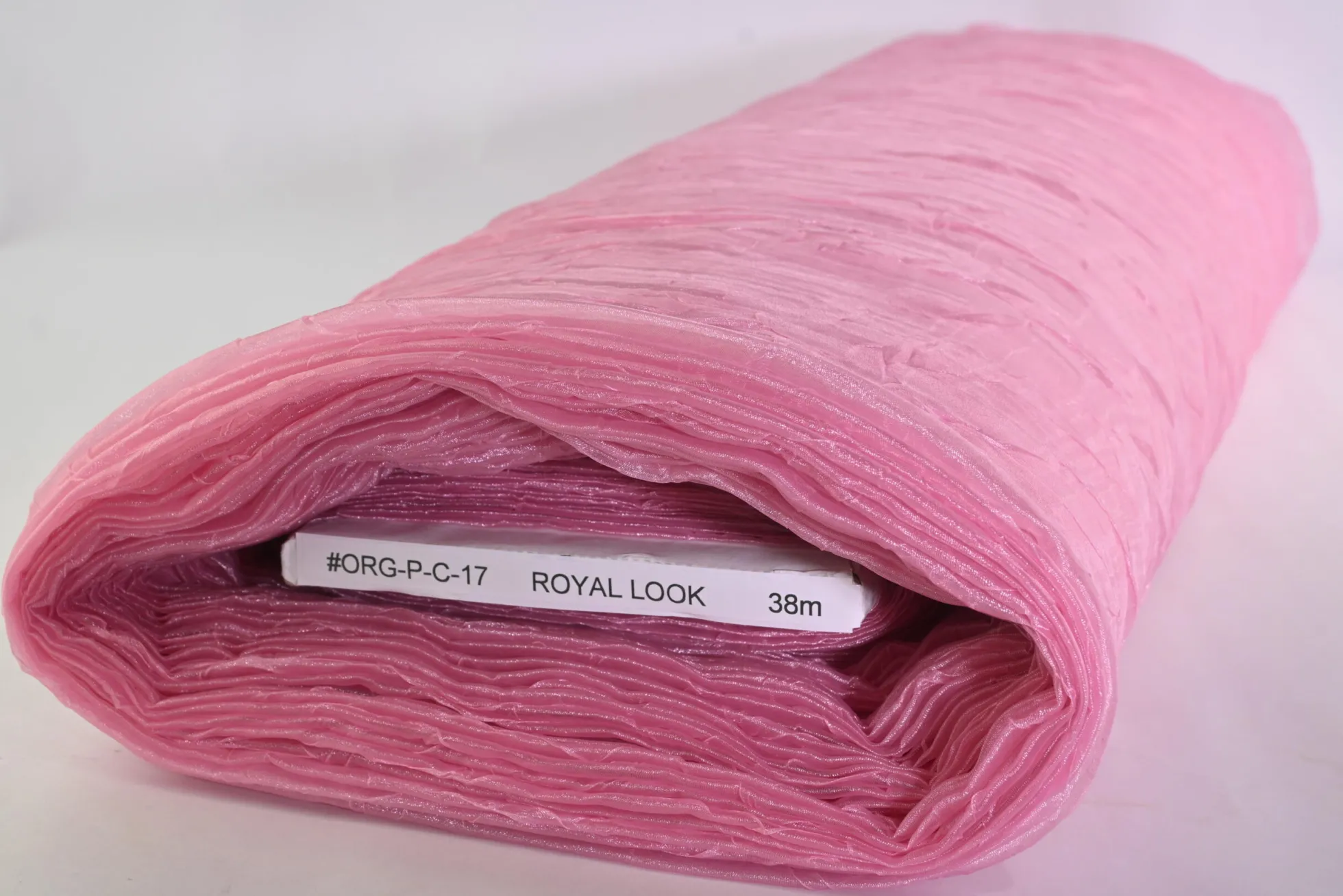 Organza crinkle – Roze