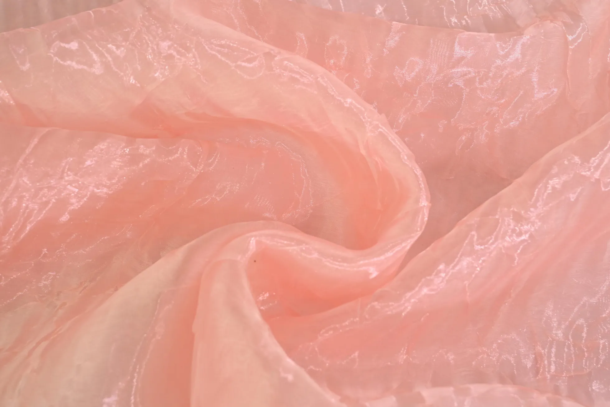 Organza crinkle – Zalmroze