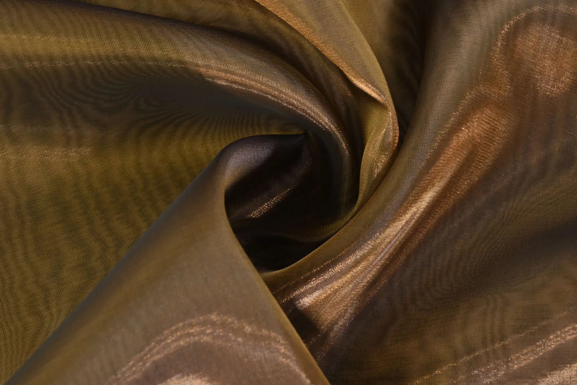 Organza two-tone – Bruin / brons