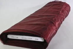 Organza two-tone – Donkerrood met zwart