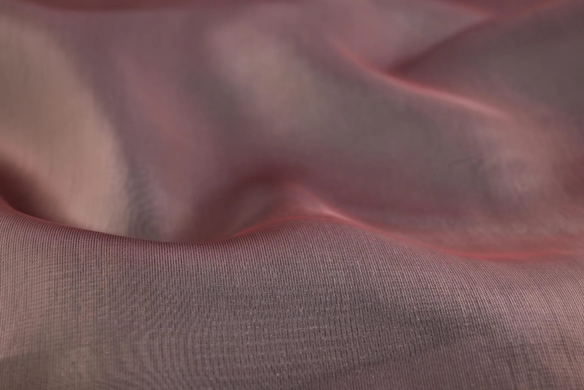Organza two-tone – Oudpaars / zwart
