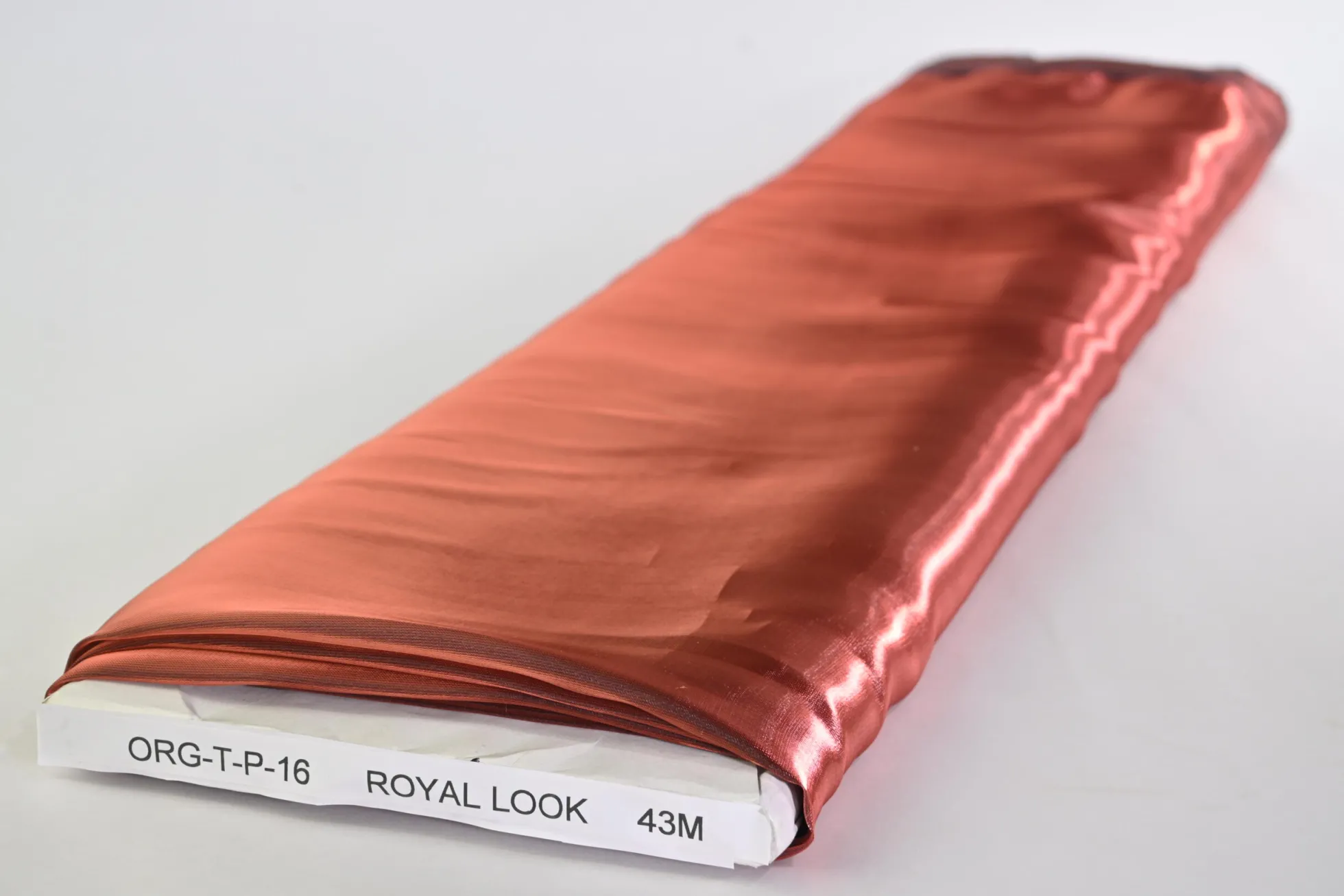 Organza two-tone – Rood / zwart – Rol 46m x 150cm