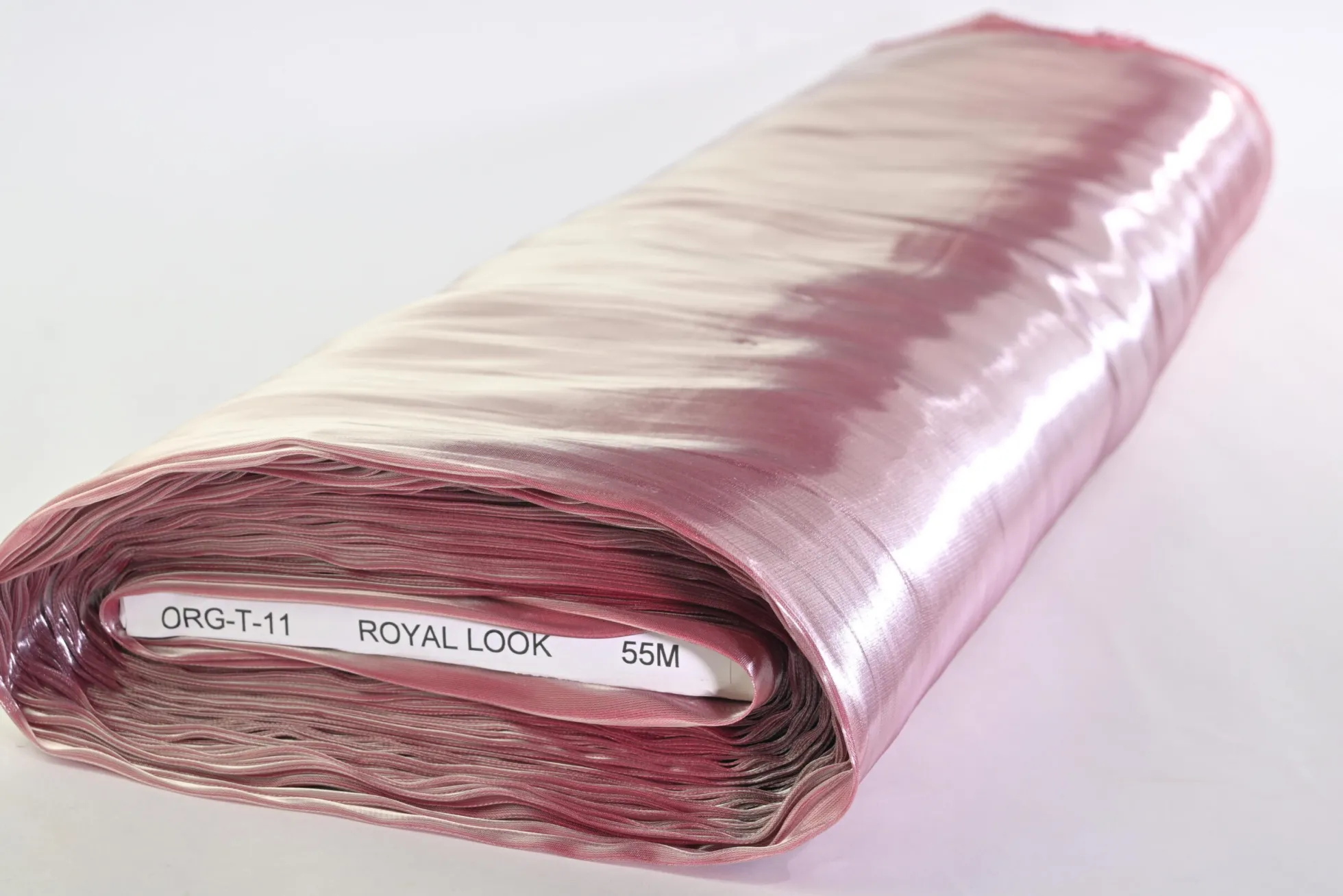 Organza two-tone – Wijnrood met zilver