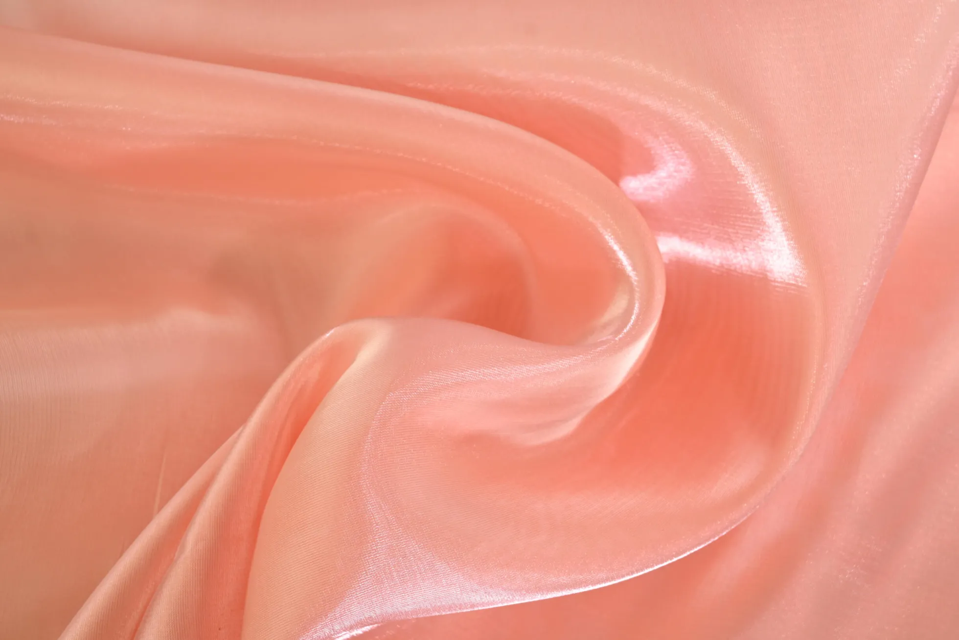 Organza two-tone – Zalm met zilver