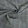 Pantalonstof – Grijs, zwart en lichtgeel geruit