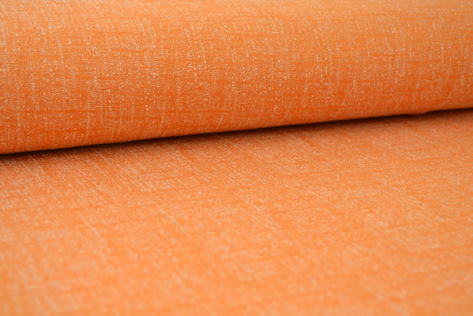 Pantalonstof – Licht oranje melange met linnen