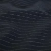 Pantalonstof – Navy krijtstreep fijne rib