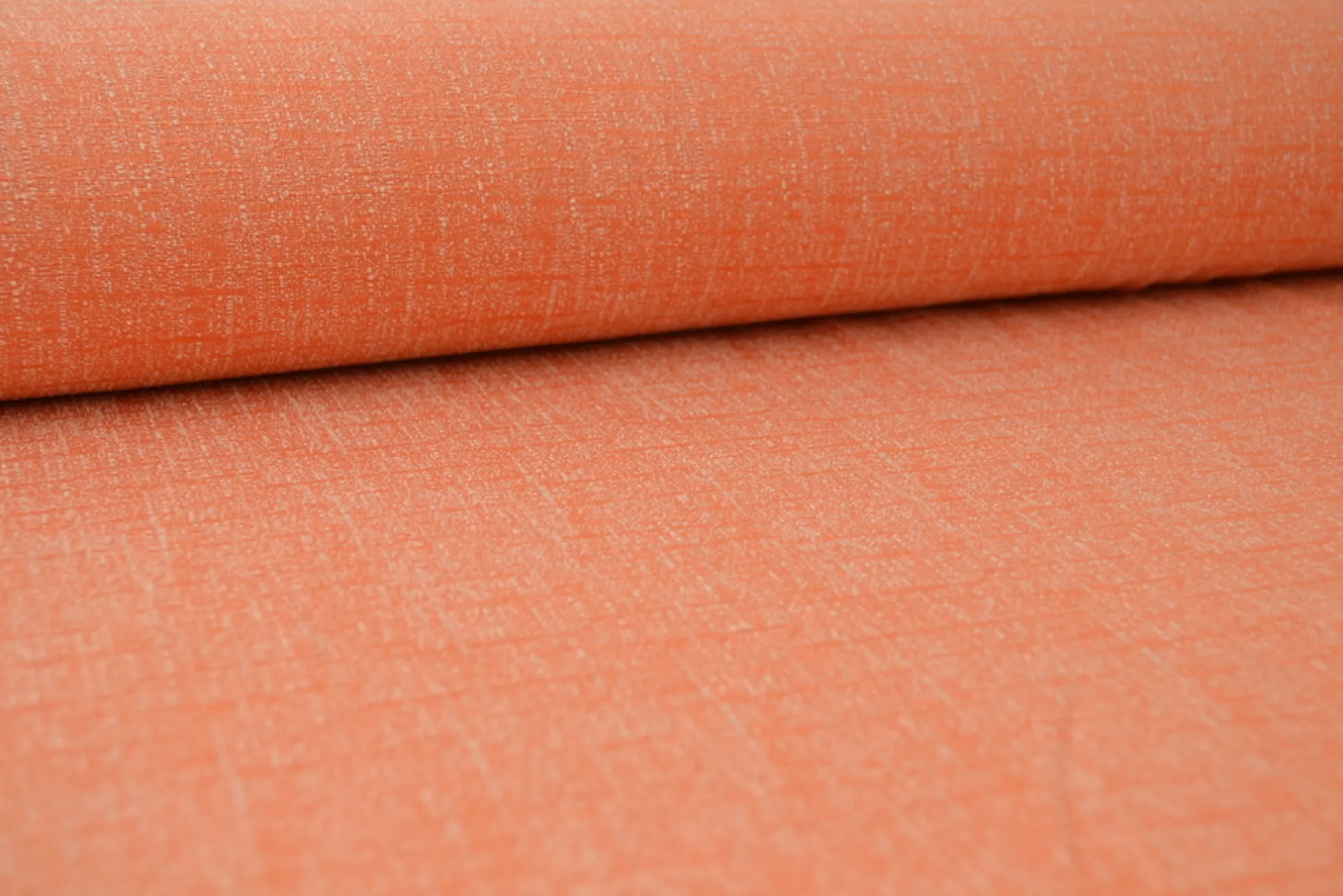 Pantalonstof – Oranje melange met linnen