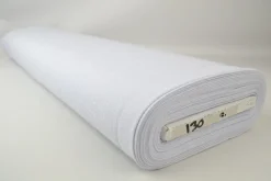 Pantalonstof – Wit melange met linnen – Rol 15m x 140cm