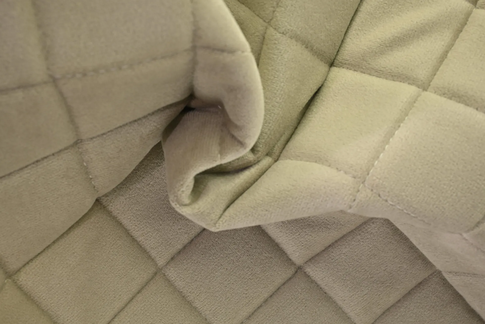 Premium meubelstof – Velours op PU-foam | Warm zand