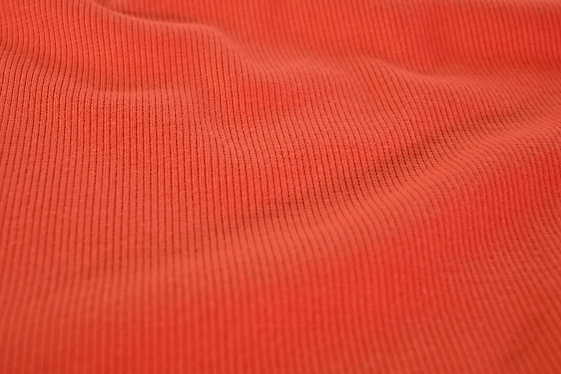 Rib jersey – Donker oranje