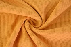 Rib jersey – Oker oranje