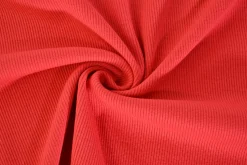 Rib jersey – Rood/roze