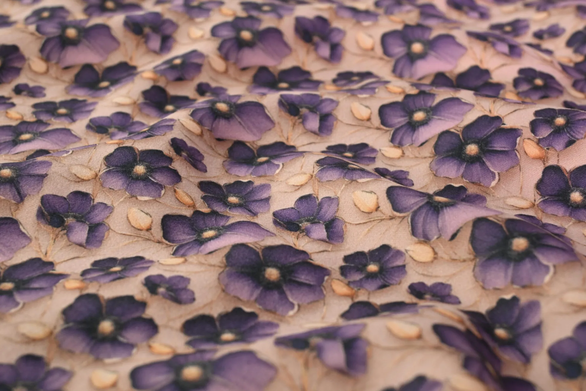 Scuba jogging – Purple flowers
