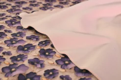 Scuba jogging – Purple flowers