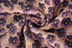 Scuba jogging – Purple flowers