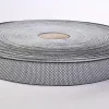 Singelband – Zilver & zwart – 40mm