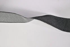 Singelband – Zilver & zwart – 40mm