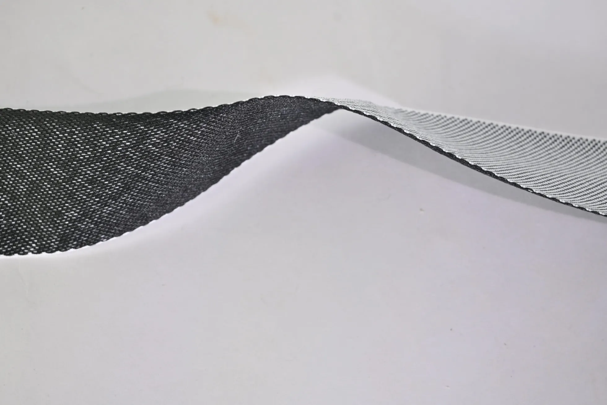 Singelband – Zwart jeanslook – 40mm