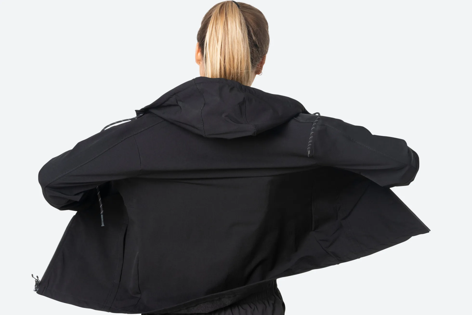 Softshell – Zwart waterafstotend
