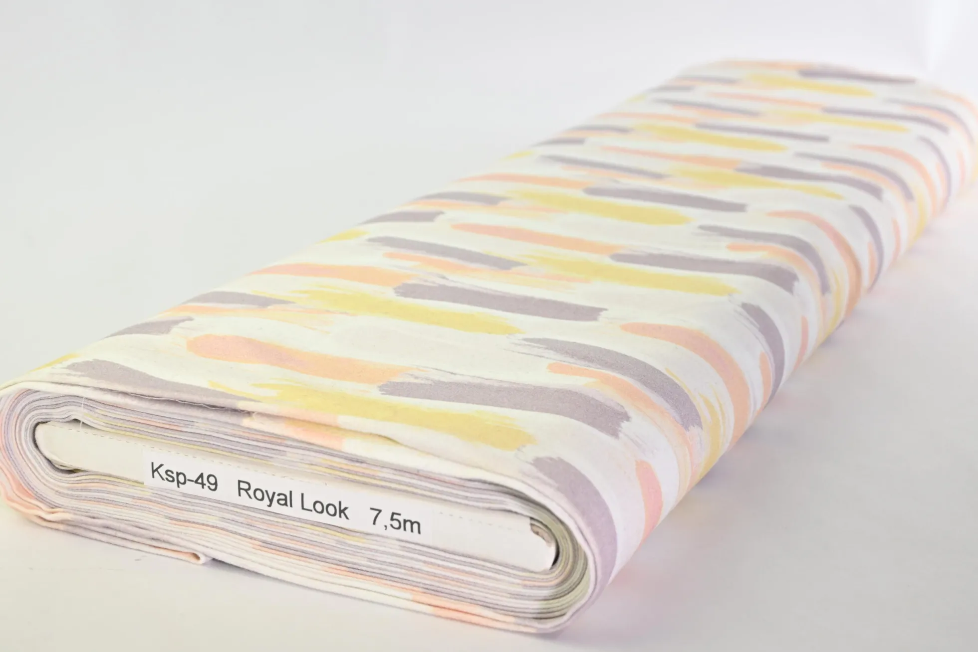 Stretch katoen – Brushstroke pastel