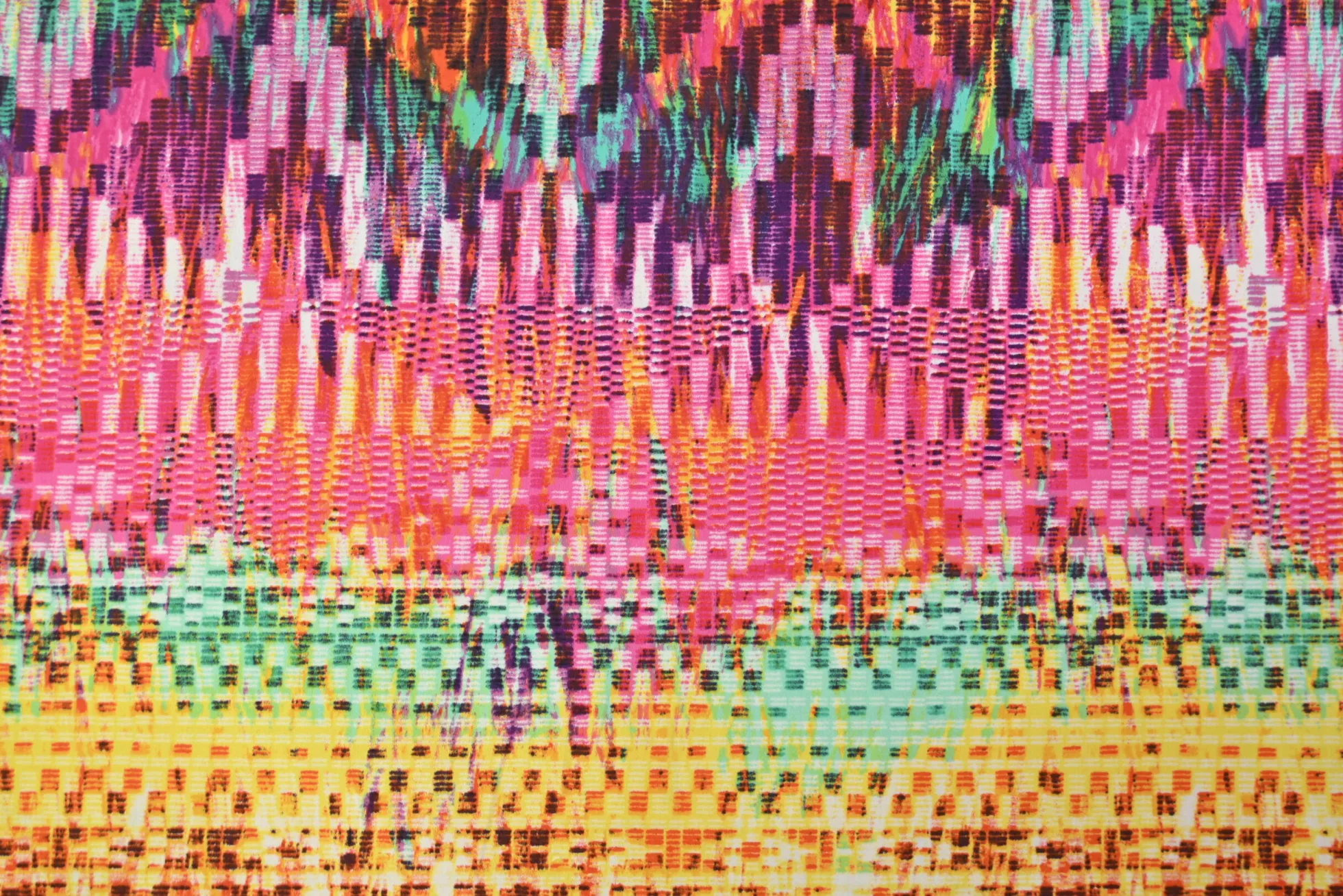 Stretch katoen – Colorful Ibiza
