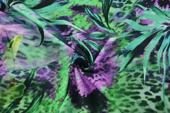 Stretch katoen – Colorful jungle
