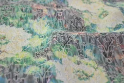 Stretch katoen crinkle – Faded floral