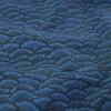 Stretch katoen – Dark blue cloudy